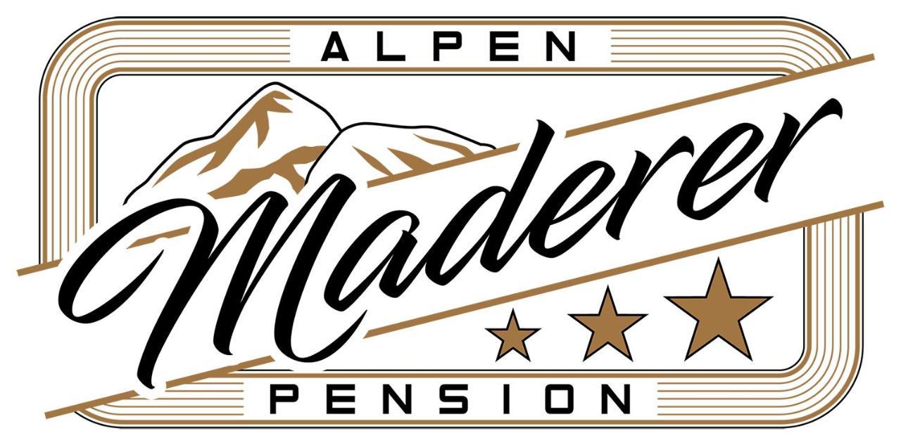 Alpenpension Maderer Гашум Экстерьер фото
